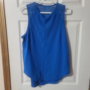 Blue Sleeveless Lululemon Tank